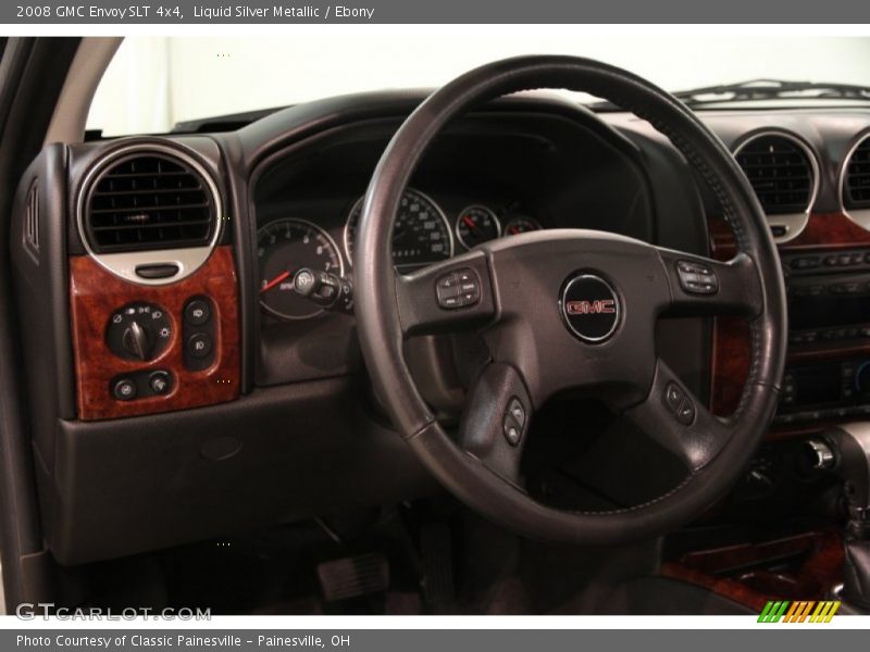 Liquid Silver Metallic / Ebony 2008 GMC Envoy SLT 4x4