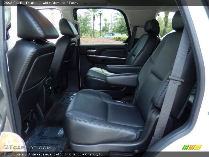 White Diamond / Ebony 2008 Cadillac Escalade