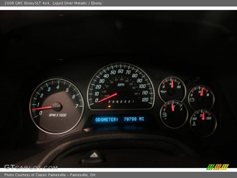 Liquid Silver Metallic / Ebony 2008 GMC Envoy SLT 4x4