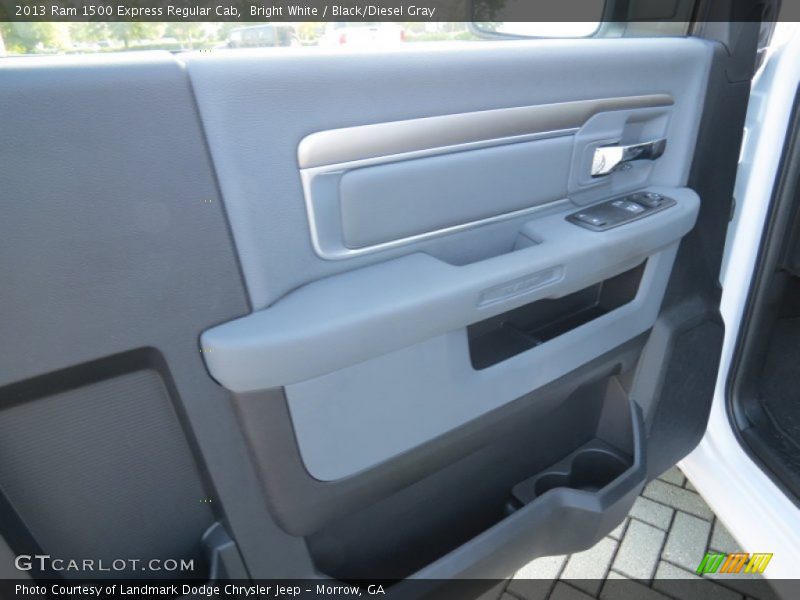 Bright White / Black/Diesel Gray 2013 Ram 1500 Express Regular Cab