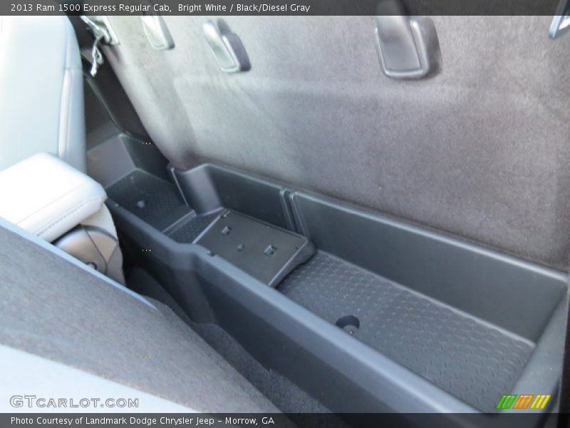 Bright White / Black/Diesel Gray 2013 Ram 1500 Express Regular Cab