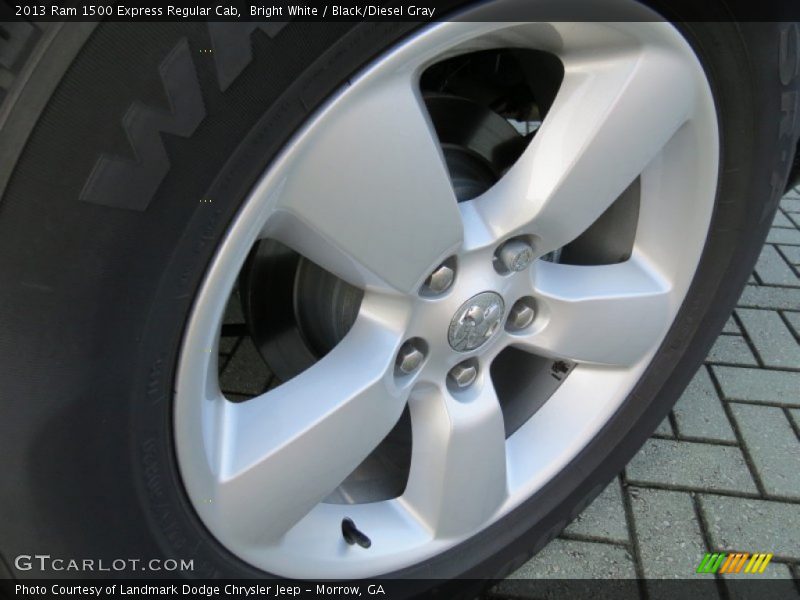 Bright White / Black/Diesel Gray 2013 Ram 1500 Express Regular Cab