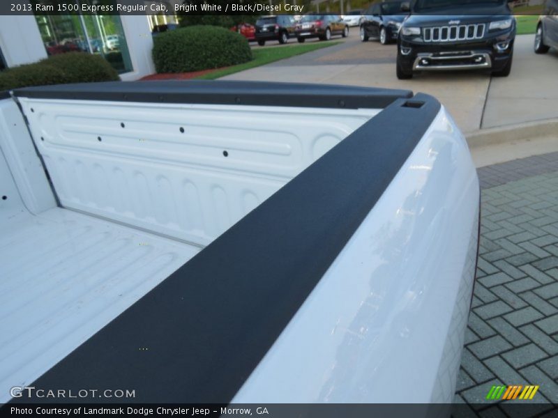 Bright White / Black/Diesel Gray 2013 Ram 1500 Express Regular Cab