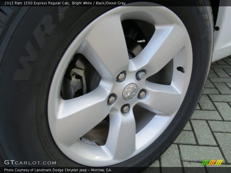 Bright White / Black/Diesel Gray 2013 Ram 1500 Express Regular Cab
