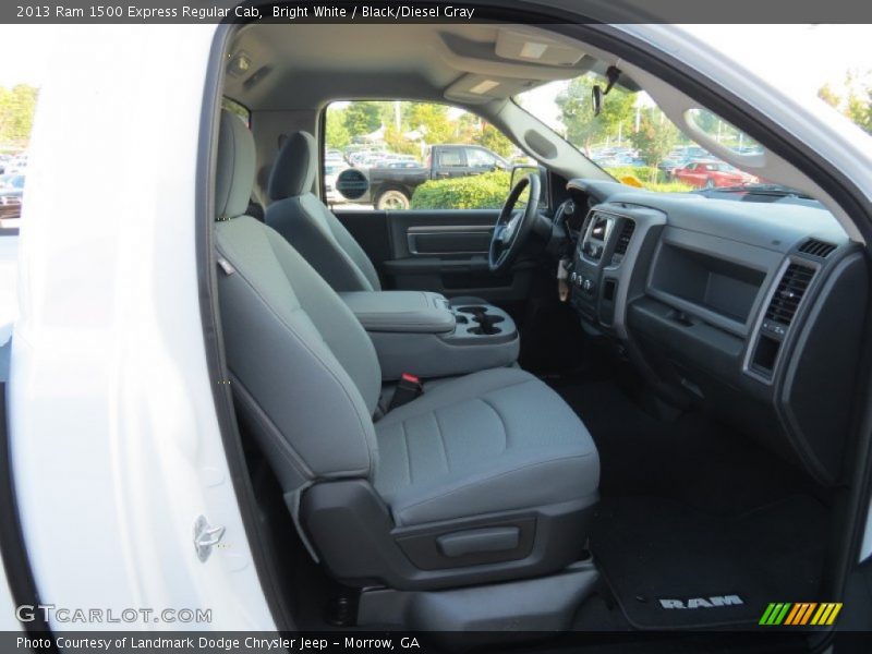 Bright White / Black/Diesel Gray 2013 Ram 1500 Express Regular Cab