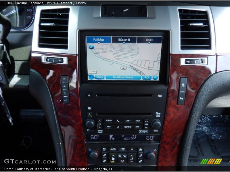 White Diamond / Ebony 2008 Cadillac Escalade