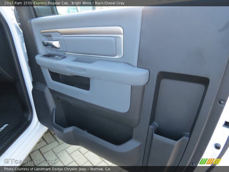 Bright White / Black/Diesel Gray 2013 Ram 1500 Express Regular Cab