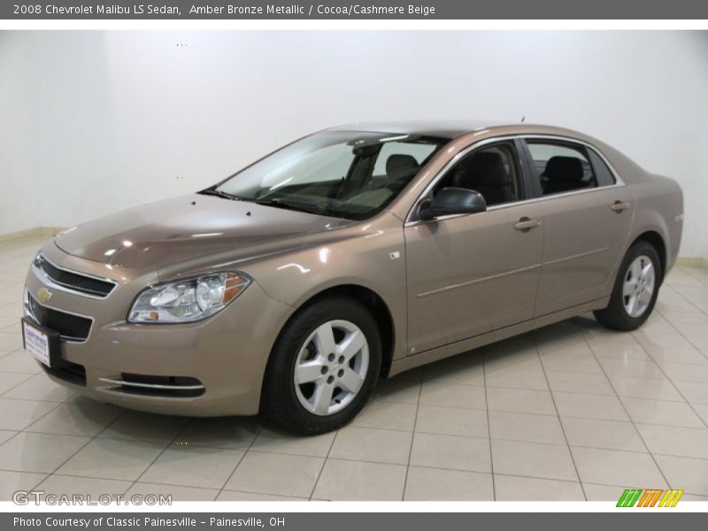 Amber Bronze Metallic / Cocoa/Cashmere Beige 2008 Chevrolet Malibu LS Sedan