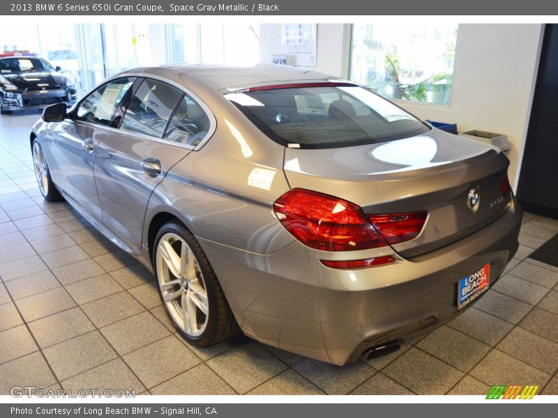 Space Gray Metallic / Black 2013 BMW 6 Series 650i Gran Coupe