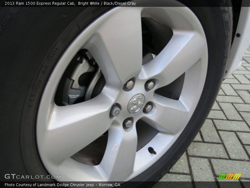Bright White / Black/Diesel Gray 2013 Ram 1500 Express Regular Cab
