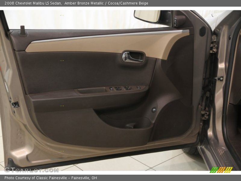 Amber Bronze Metallic / Cocoa/Cashmere Beige 2008 Chevrolet Malibu LS Sedan