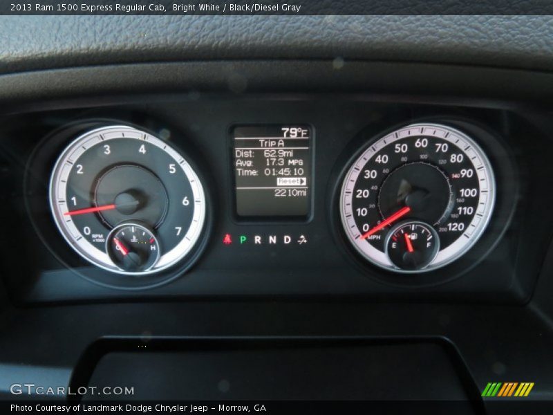 Bright White / Black/Diesel Gray 2013 Ram 1500 Express Regular Cab