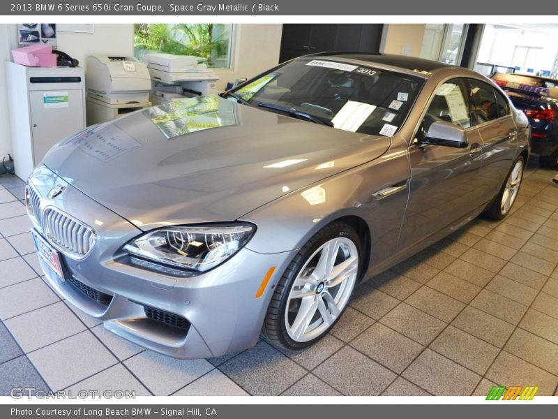 Space Gray Metallic / Black 2013 BMW 6 Series 650i Gran Coupe