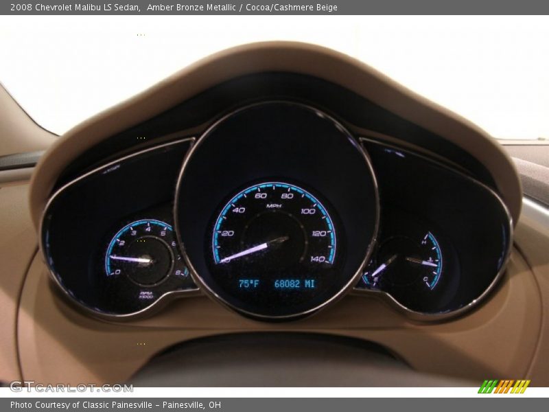 Amber Bronze Metallic / Cocoa/Cashmere Beige 2008 Chevrolet Malibu LS Sedan