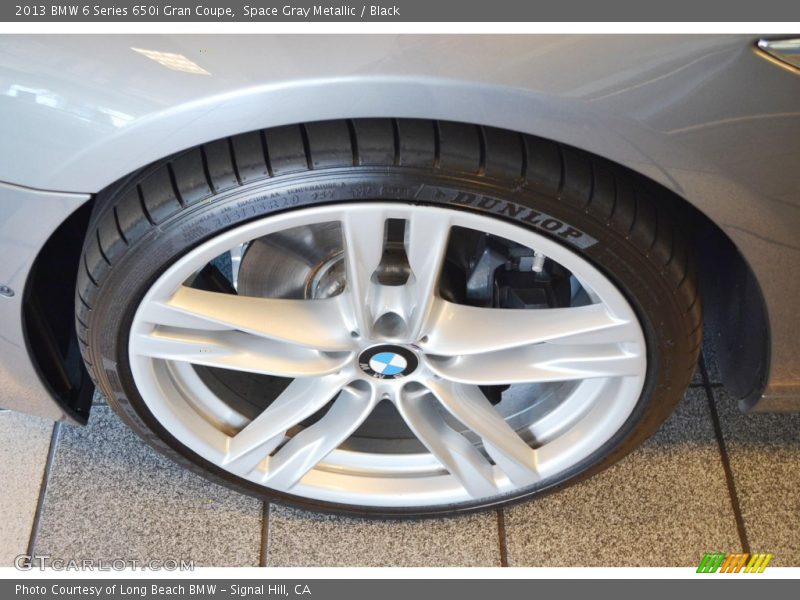 Space Gray Metallic / Black 2013 BMW 6 Series 650i Gran Coupe