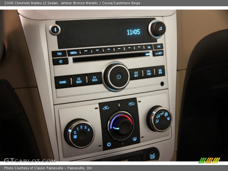 Amber Bronze Metallic / Cocoa/Cashmere Beige 2008 Chevrolet Malibu LS Sedan