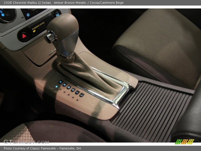 Amber Bronze Metallic / Cocoa/Cashmere Beige 2008 Chevrolet Malibu LS Sedan