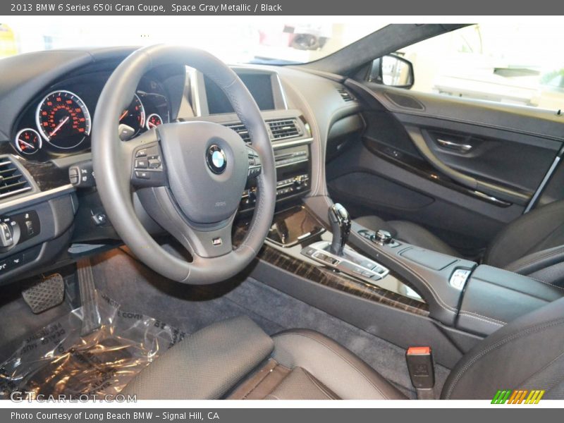 Space Gray Metallic / Black 2013 BMW 6 Series 650i Gran Coupe