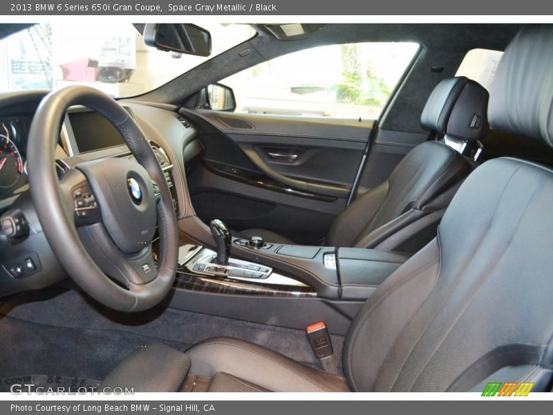 Space Gray Metallic / Black 2013 BMW 6 Series 650i Gran Coupe