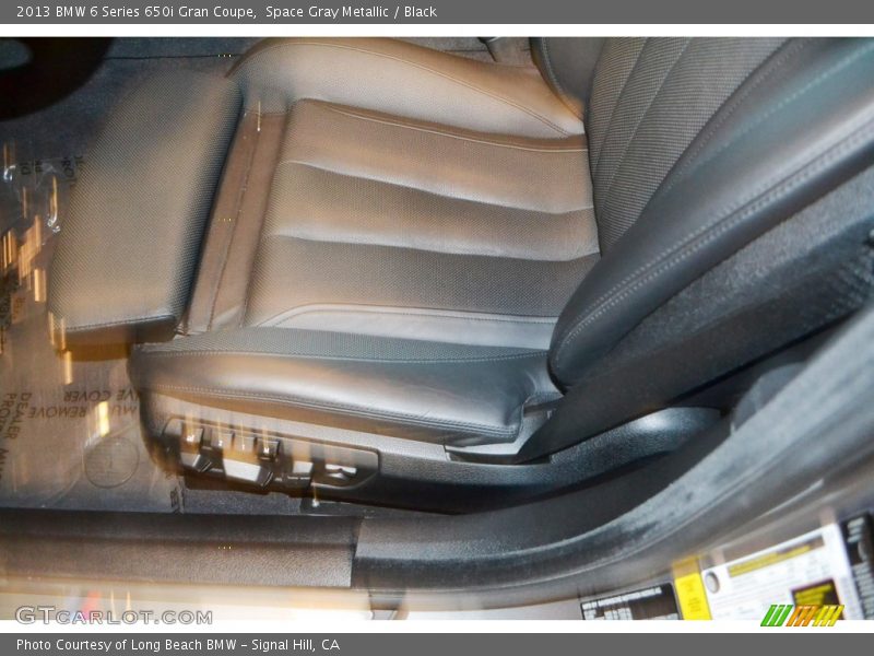 Space Gray Metallic / Black 2013 BMW 6 Series 650i Gran Coupe