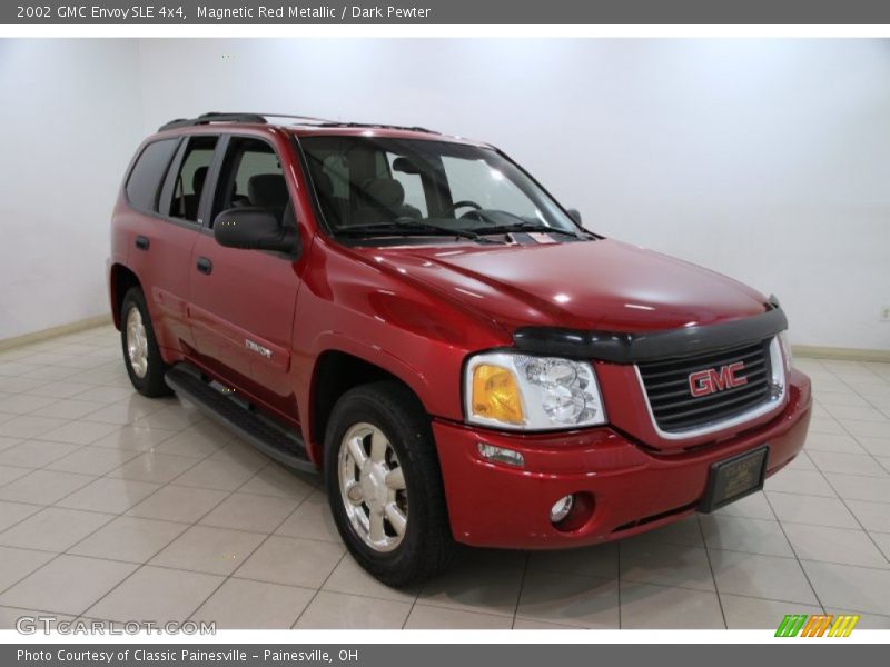 Magnetic Red Metallic / Dark Pewter 2002 GMC Envoy SLE 4x4