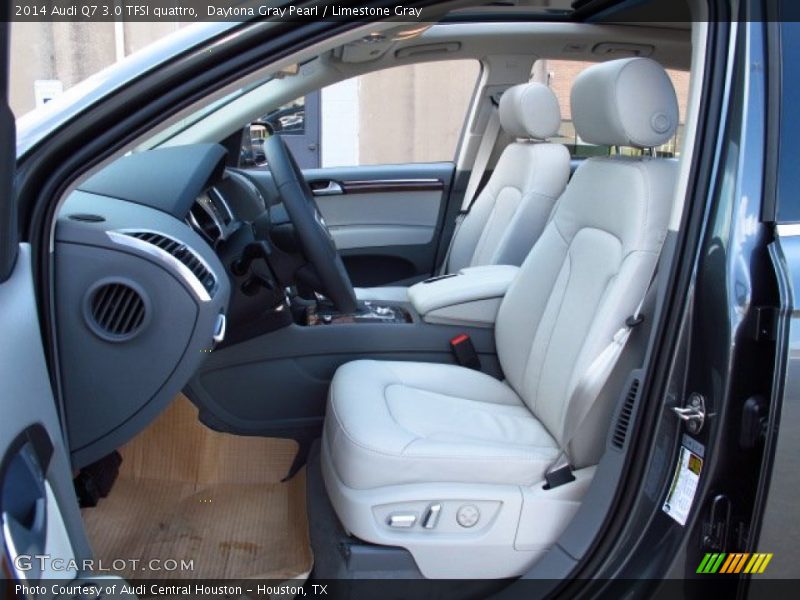  2014 Q7 3.0 TFSI quattro Limestone Gray Interior