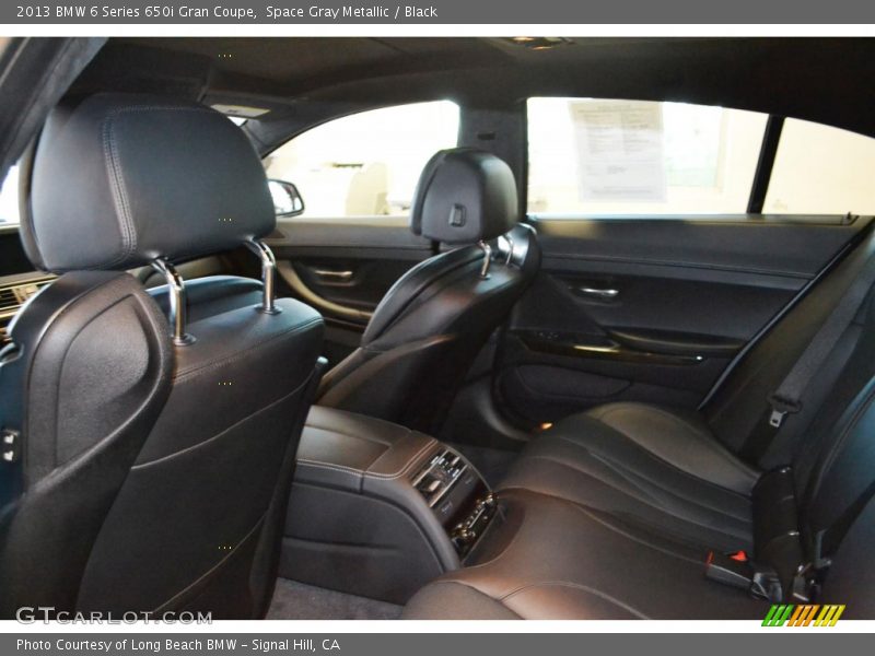 Space Gray Metallic / Black 2013 BMW 6 Series 650i Gran Coupe