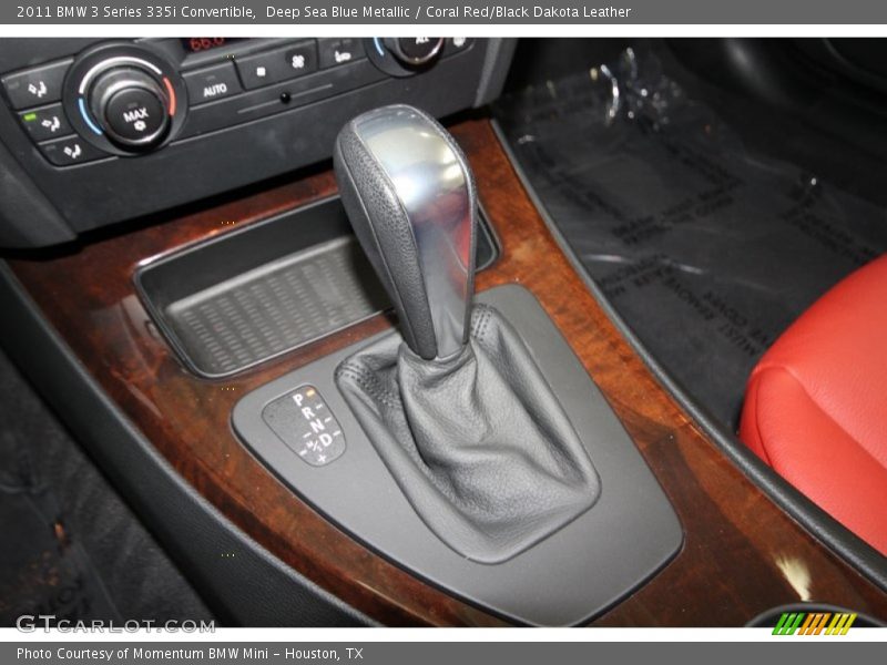 Deep Sea Blue Metallic / Coral Red/Black Dakota Leather 2011 BMW 3 Series 335i Convertible