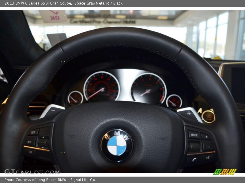 Space Gray Metallic / Black 2013 BMW 6 Series 650i Gran Coupe