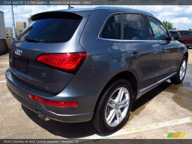 Monsoon Gray Metallic / Black 2014 Audi Q5 3.0 TFSI quattro