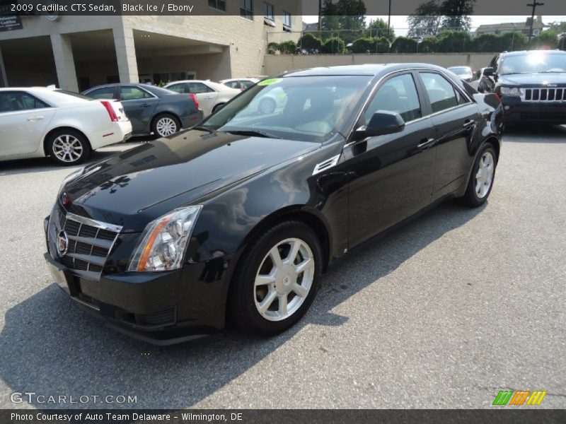 Black Ice / Ebony 2009 Cadillac CTS Sedan