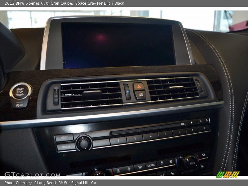 Space Gray Metallic / Black 2013 BMW 6 Series 650i Gran Coupe