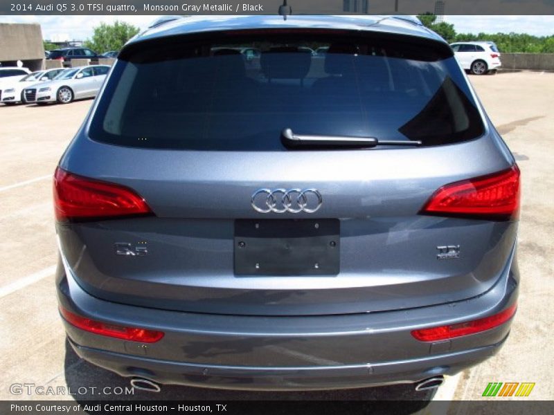 Monsoon Gray Metallic / Black 2014 Audi Q5 3.0 TFSI quattro