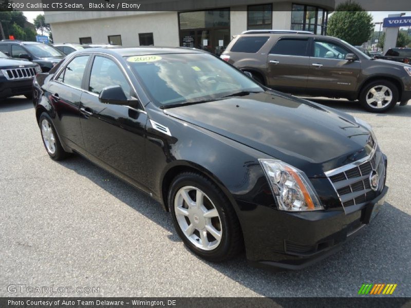 Black Ice / Ebony 2009 Cadillac CTS Sedan