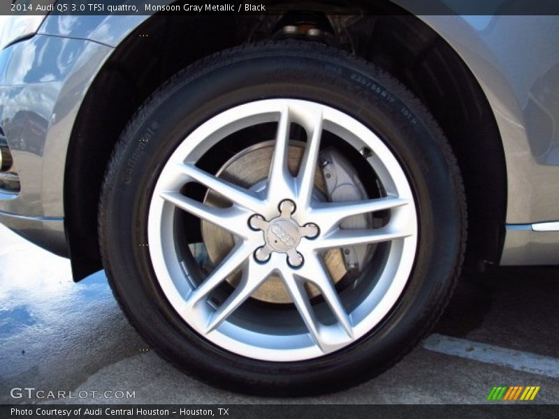 Monsoon Gray Metallic / Black 2014 Audi Q5 3.0 TFSI quattro