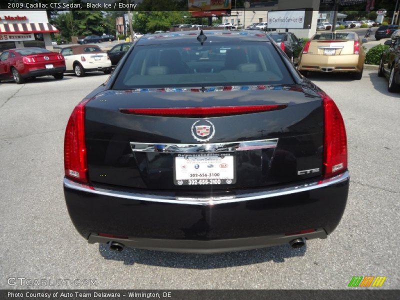 Black Ice / Ebony 2009 Cadillac CTS Sedan