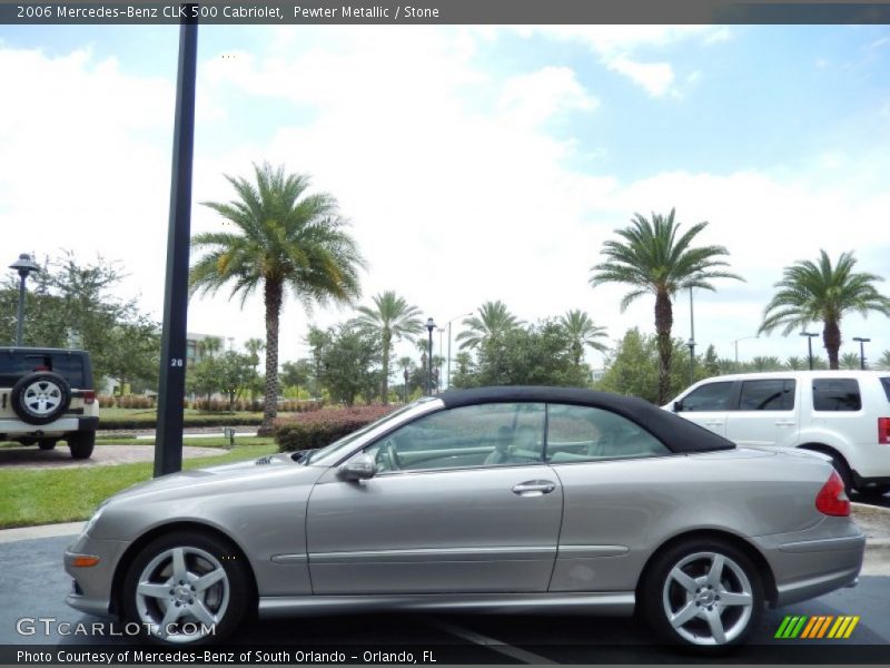  2006 CLK 500 Cabriolet Pewter Metallic