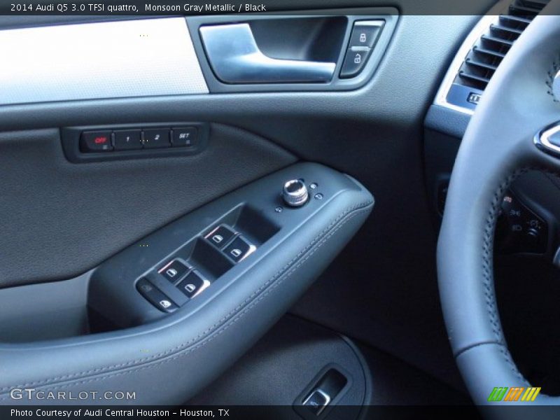 Monsoon Gray Metallic / Black 2014 Audi Q5 3.0 TFSI quattro