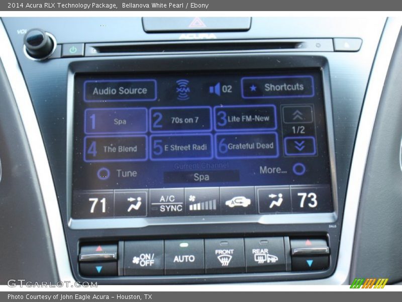 Bellanova White Pearl / Ebony 2014 Acura RLX Technology Package