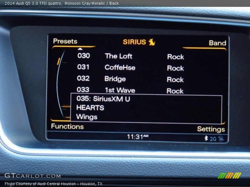 Monsoon Gray Metallic / Black 2014 Audi Q5 3.0 TFSI quattro