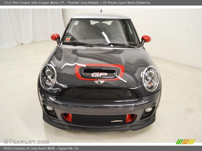 Thunder Grey Metallic / GP Recaro Sport Black/Dinamica 2013 Mini Cooper John Cooper Works GP
