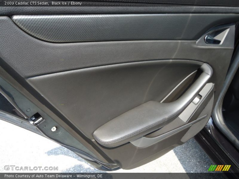 Black Ice / Ebony 2009 Cadillac CTS Sedan