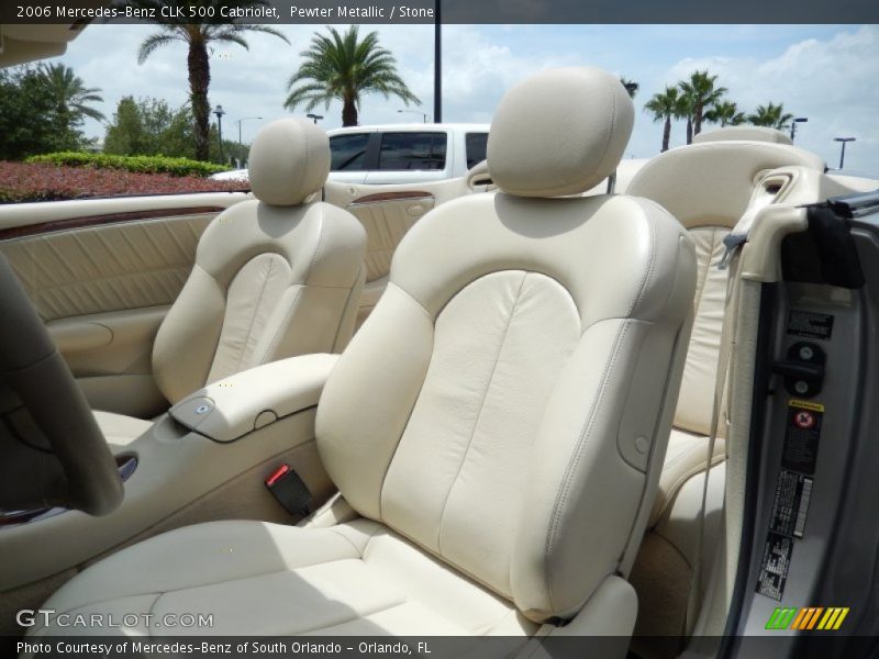 Front Seat of 2006 CLK 500 Cabriolet
