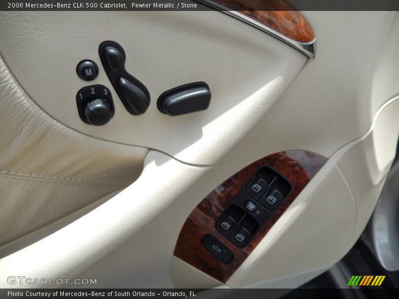 Controls of 2006 CLK 500 Cabriolet