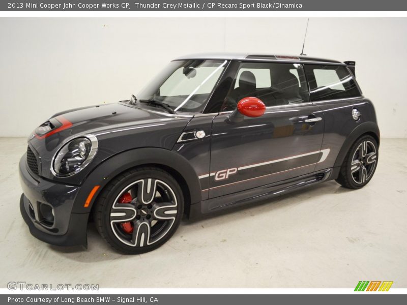 Thunder Grey Metallic / GP Recaro Sport Black/Dinamica 2013 Mini Cooper John Cooper Works GP