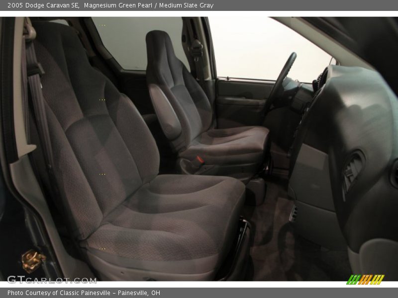 Magnesium Green Pearl / Medium Slate Gray 2005 Dodge Caravan SE