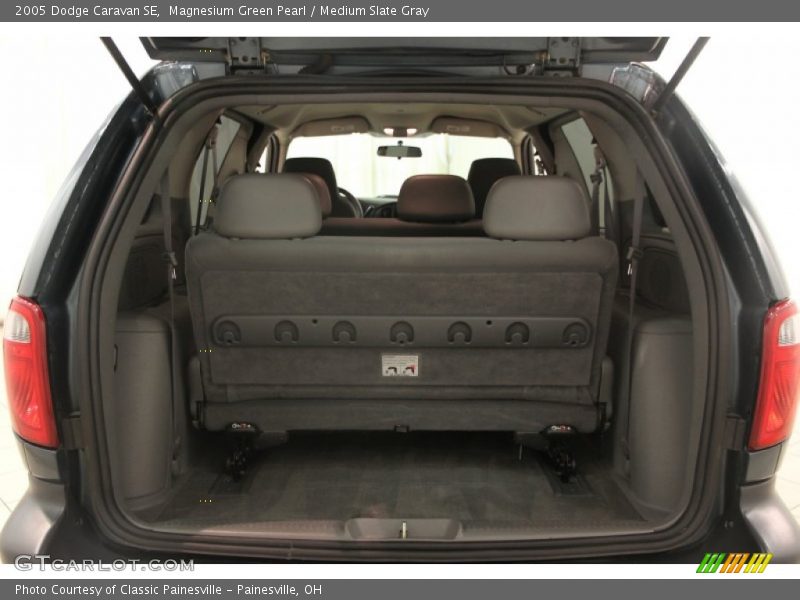 Magnesium Green Pearl / Medium Slate Gray 2005 Dodge Caravan SE