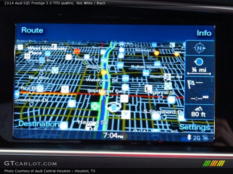 Navigation of 2014 SQ5 Prestige 3.0 TFSI quattro