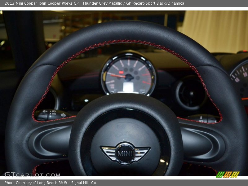 Thunder Grey Metallic / GP Recaro Sport Black/Dinamica 2013 Mini Cooper John Cooper Works GP