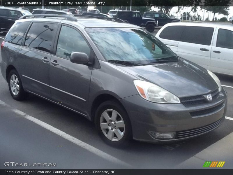 Phantom Gray Pearl / Stone Gray 2004 Toyota Sienna XLE